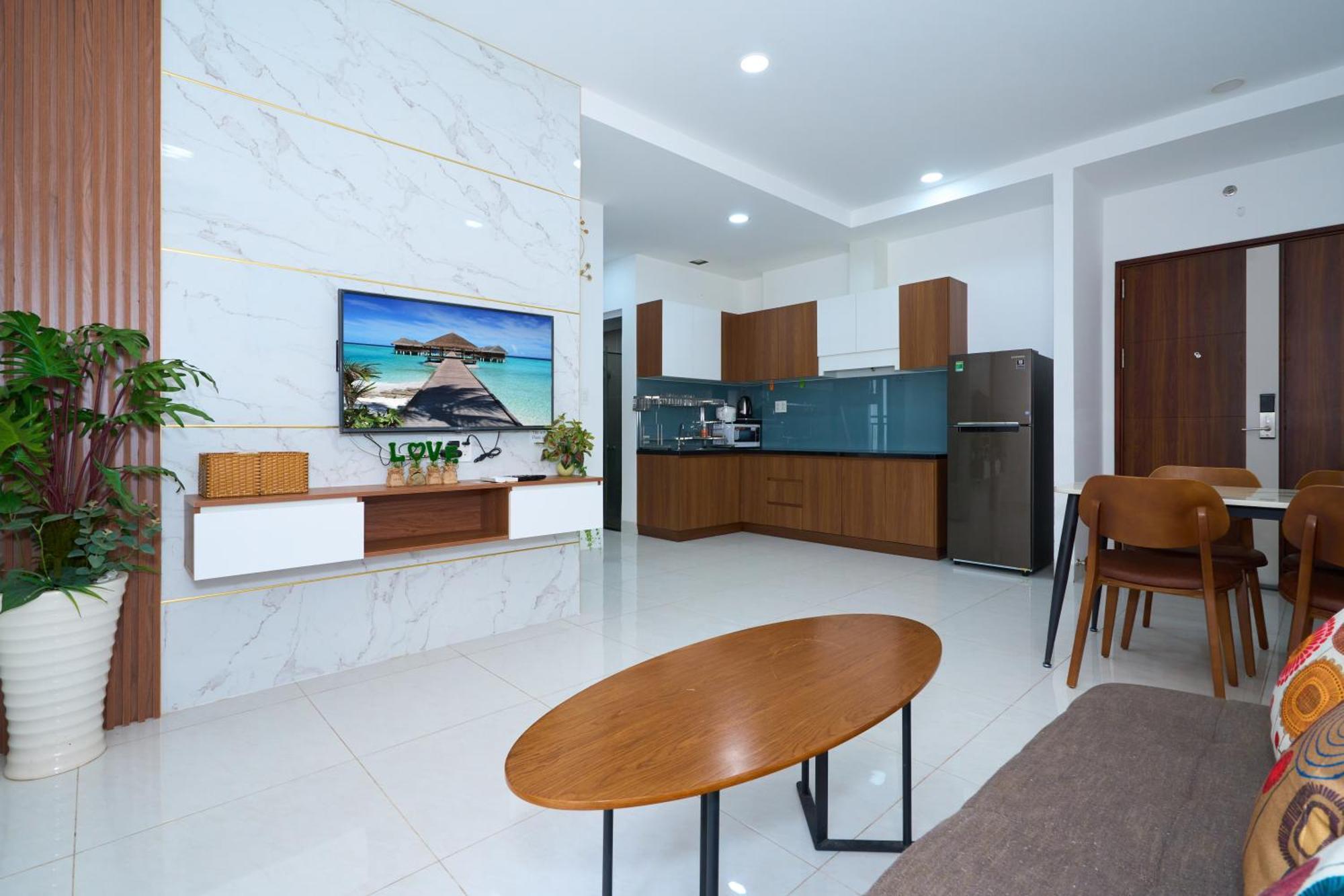 120 négyzetméteres, 2 hálószobás Apartman 2 fürdőszobával Thang Tam területén Vung Tau Kültér fotó