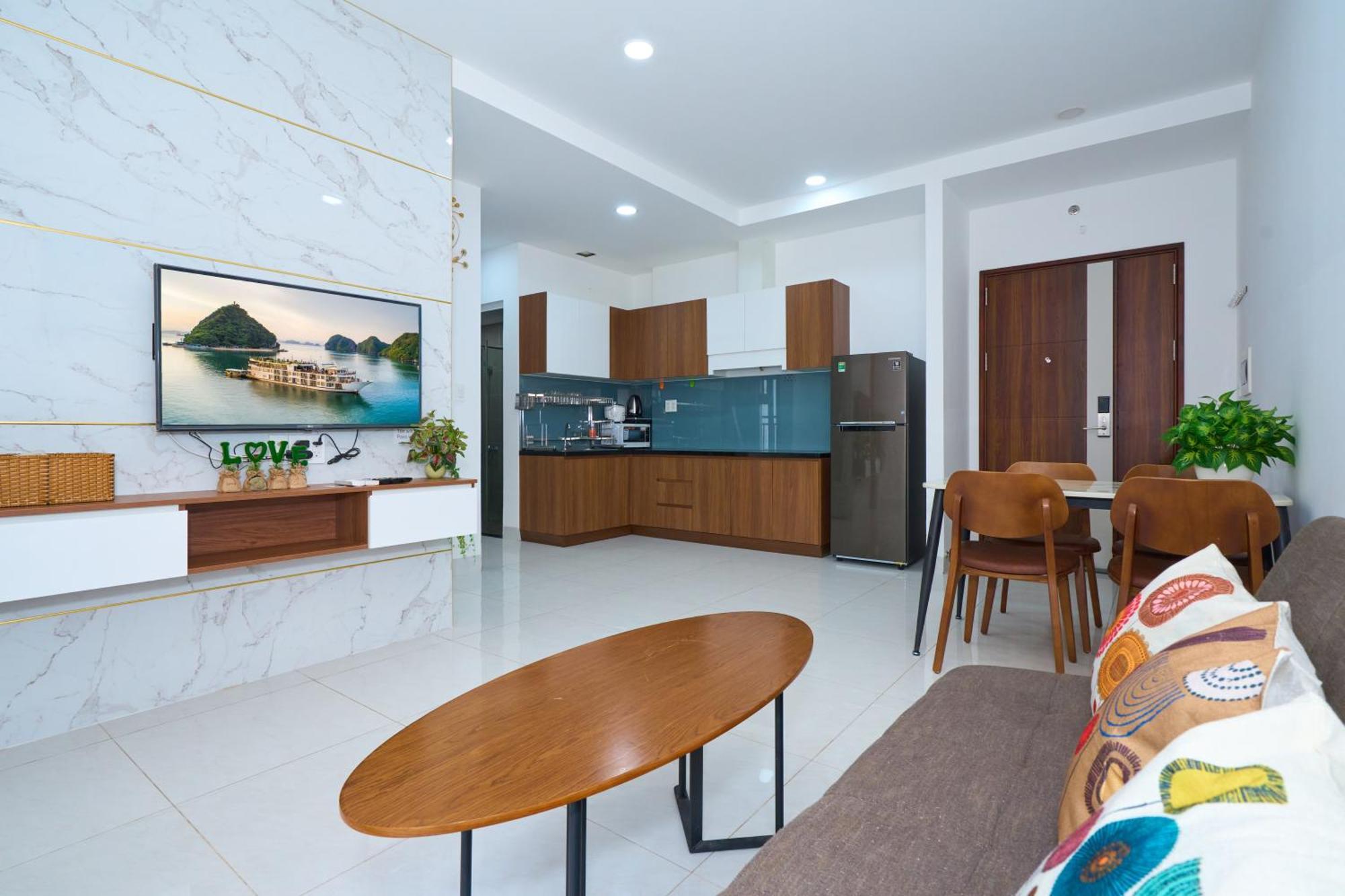 120 négyzetméteres, 2 hálószobás Apartman 2 fürdőszobával Thang Tam területén Vung Tau Kültér fotó