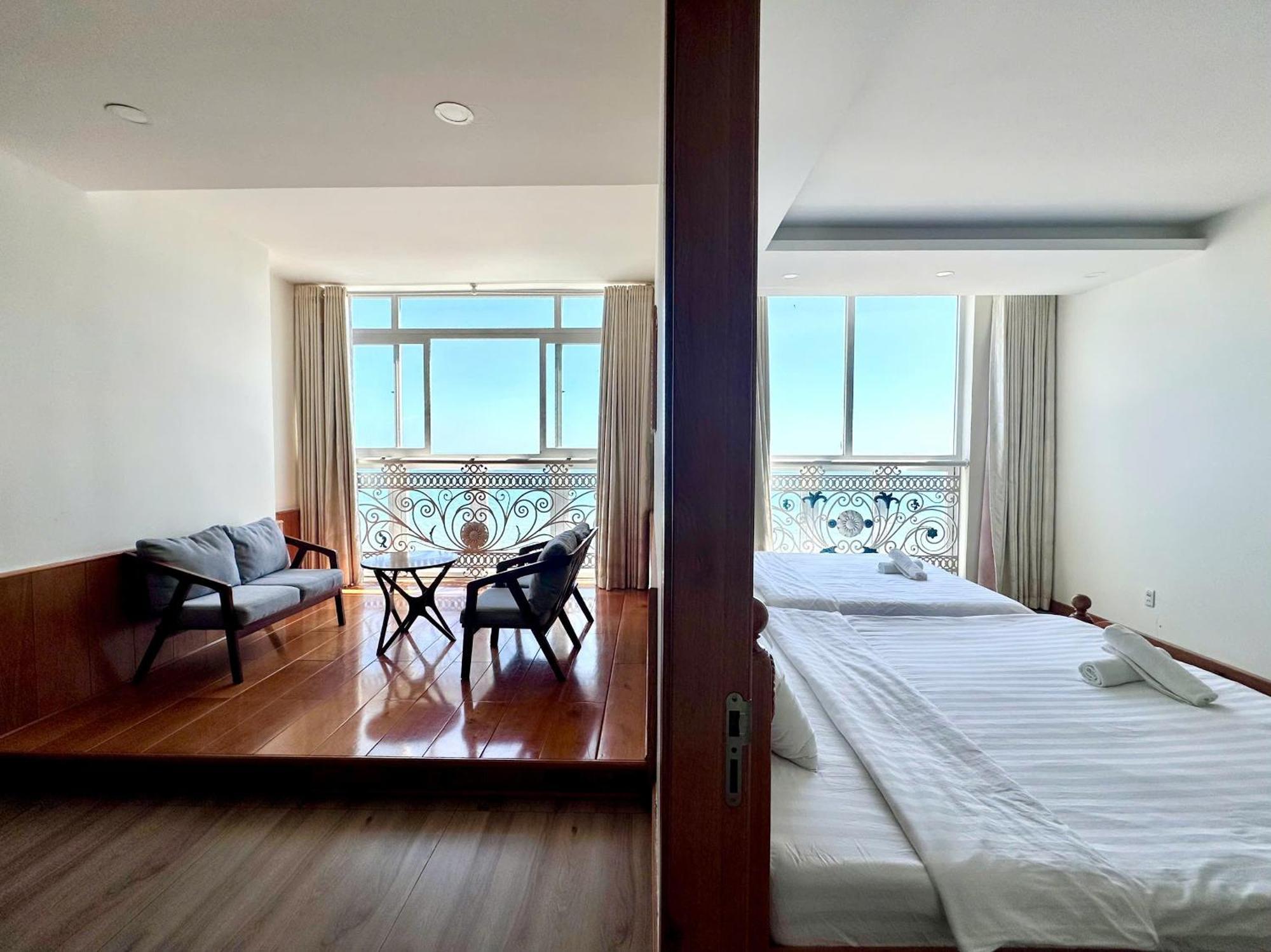 120 négyzetméteres, 2 hálószobás Apartman 2 fürdőszobával Thang Tam területén Vung Tau Kültér fotó